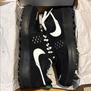 Nike C1TY Black and Summit White Sneakers